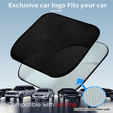 Car Seat Cushion, Custom Logo For Your Cars, Double Sided Seat Cushion, Breathable Suede + Ice Silk Car Seat Cushion, Comfort Seat Covers Cushion CA19979
